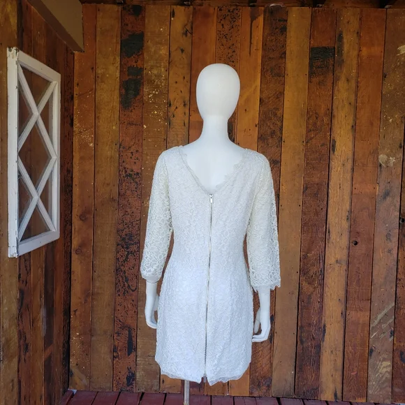 Diane Von Furstenberg Zarita White Lace Dress - Picture 4 of 16
